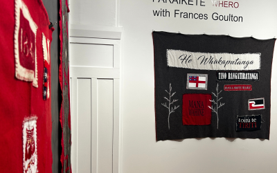 Paraikete Whero with Frances Goulton